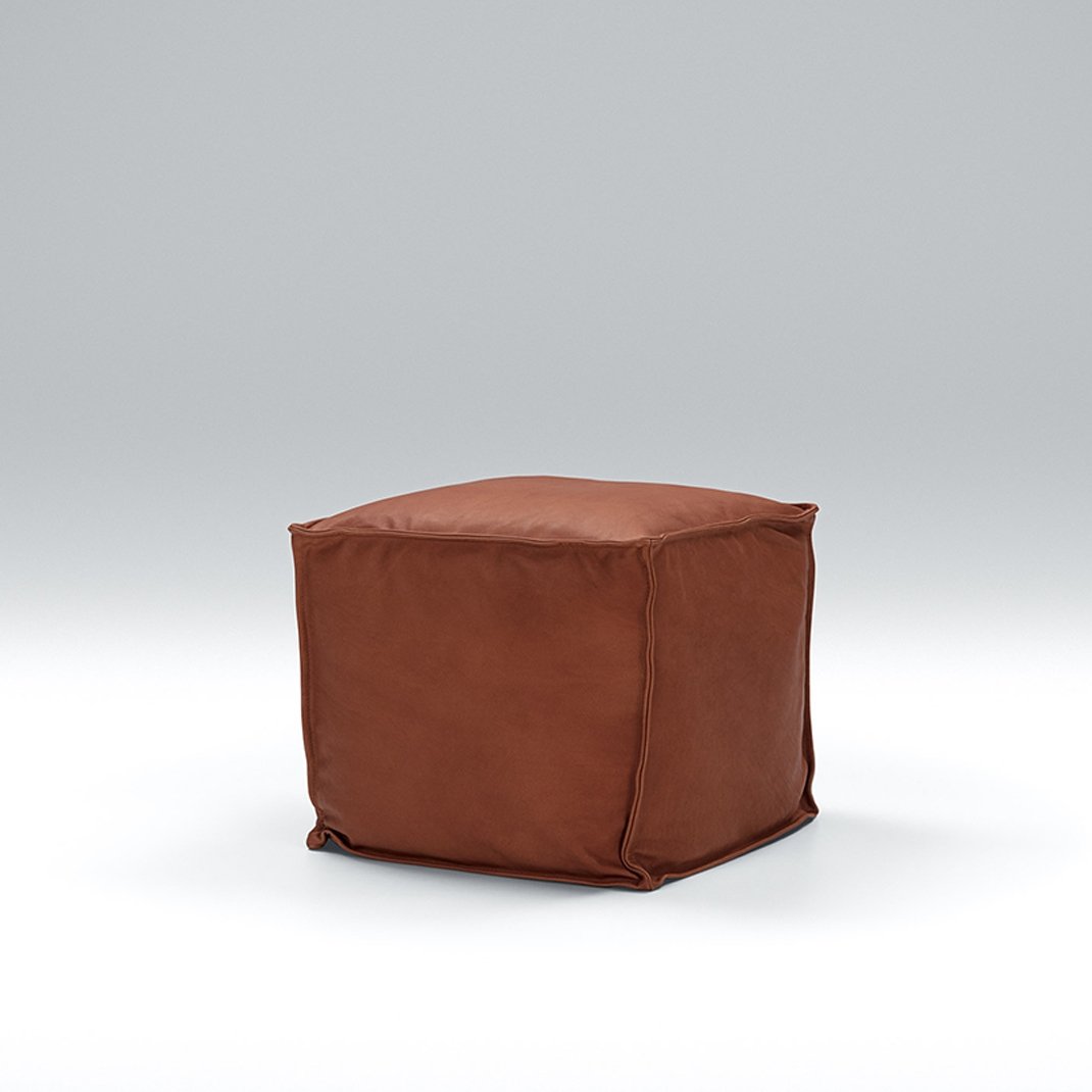 Slouch footstool 45 x 45cm