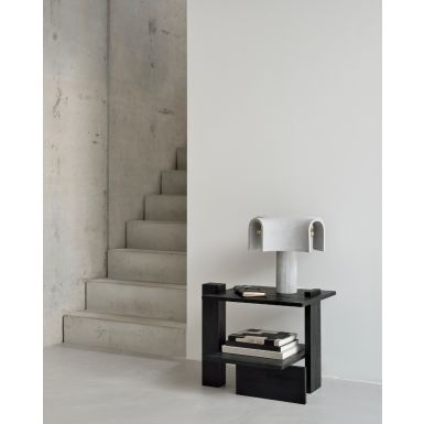 Ethnicraft EOL Abstract Side Table | Black Teak