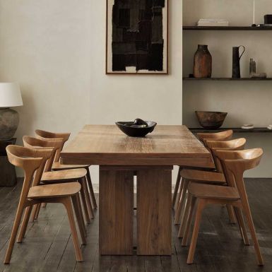Solid Teak Dining Tables Modern Extending Teak Tables Shop AIF London