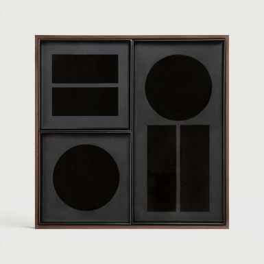 Ethnicraft Desk Glass Organiser Set | Walnut