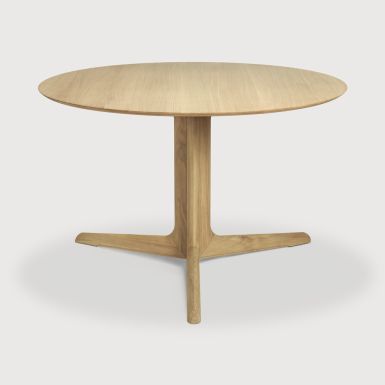 Ethnicraft EOL Corto Dining Table | Fixed | Oak | Round