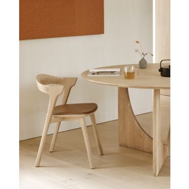 Ethnicraft Bok Chair | Oak | Cognac Leather Seat