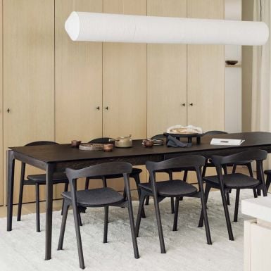 Ethnicraft Bok | Brown Oak Extending Dining Table