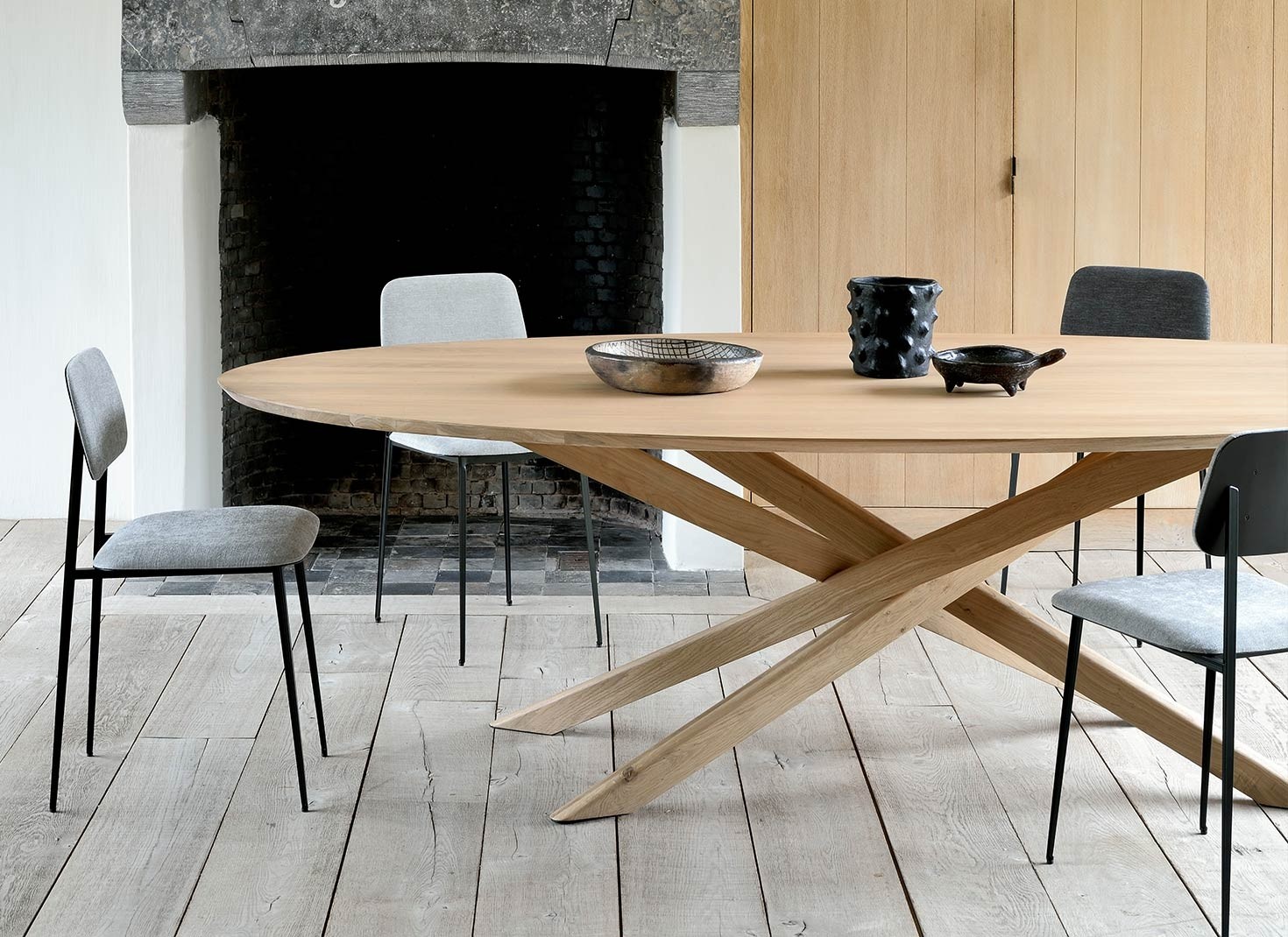 ethnicraft oak mikado dining table adventures in furniture
