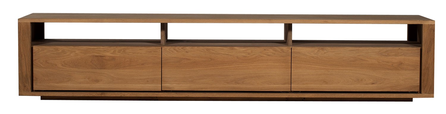 Ethnicraft Shadow oak TV unit | solid wood furniture