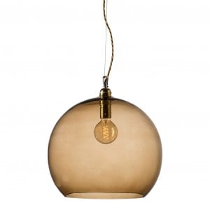 orb-glass-pendant-39-cm-chestnut-brass-wire