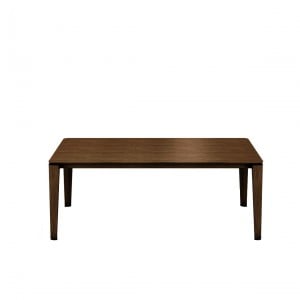 Mason round leg PB2 walnut extending dining table