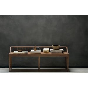 Ethnicraft Walnut Spindle bench