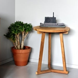 Ethnicraft Teak Tripod side table