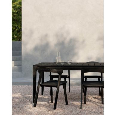 Ethincraft Outdoor Bok Chair | Black Teak 