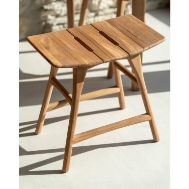 Ethnicraft Outdoor Osso Stool | Teak 