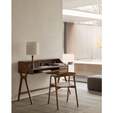 Ethnicraft Flow Desk | Wild Brown Teak