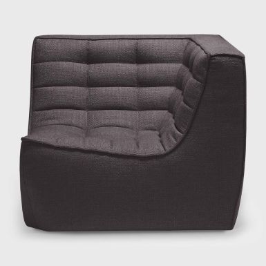 Ethnicraft N701-UK Sofa - Corner | Dark Grey