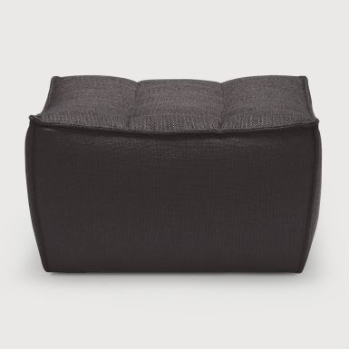 Ethnicraft N701-UK Footstool | Dark Grey