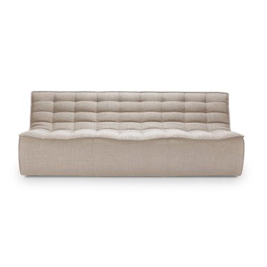 Ethnicraft N701-UK Sofa - 3 Seater | Beige