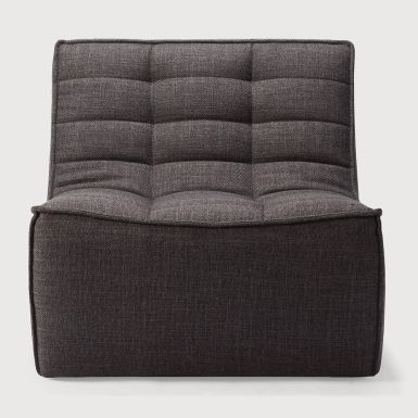 Ethnicraft N701-UK sofa - 1 Seater | Dark Grey