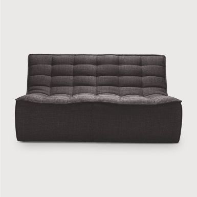 Ethnicraft N701-UK Sofa - 2 Seater | Dark Grey