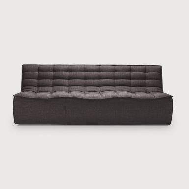 Ethnicraft N701-UK Sofa - 3 Seater | Dark Grey