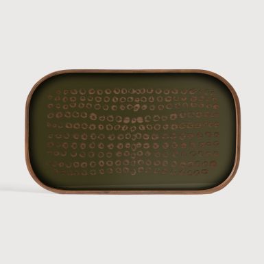 Ethnicraft Second Nature Valet Tray | Moss | Rectangular | Extra Large