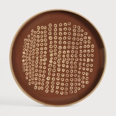 Ethnicraft Second Nature Tray | Auburn | Round