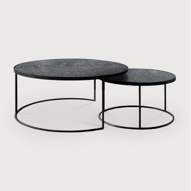 Ethnicraft Nesting Coffee Table | Charcoal
