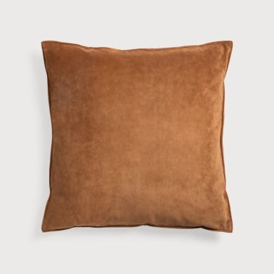 Ethincraft Velvet Cushion | Square | Cinnamon