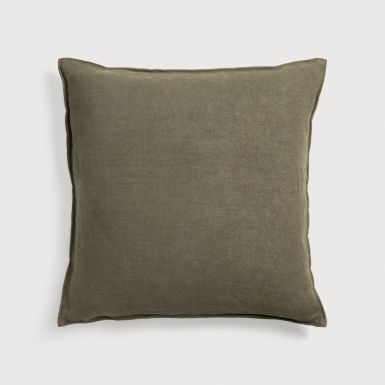 Ethincraft Lin Cushion | Square | Olive