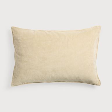 Ethincraft Velvet Cushion | Lumbar | Sand