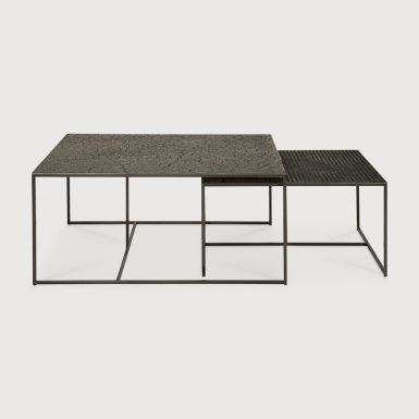 Ethnicraft Pentagon Nesting Coffee Table | Whisky