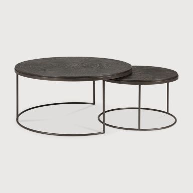Ethnicraft Nesting Coffee Table Set | Umber