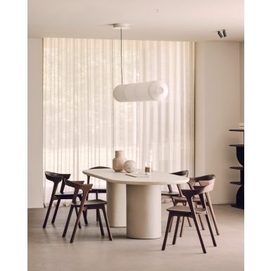 Ethnicraft Elements Dining Table | Fixed | Microcement | Oblong