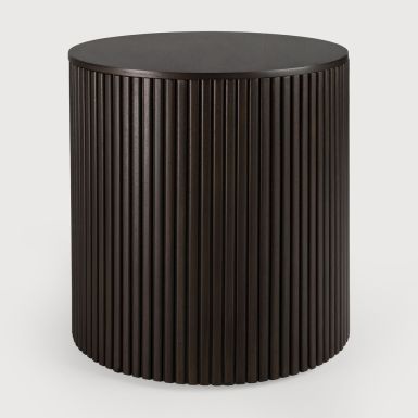Ethnicraft Roller Max Side Table | Mahogany Dark Brown