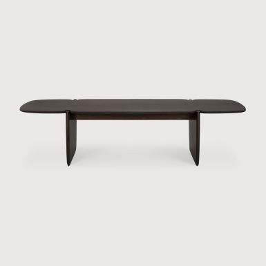 Ethnicraft PI Coffee Table | Dark Brown Mahogany | Rectangular