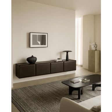 Ethnicraft PI Sideboard | Light Hanging | Rose Brown Mahogany