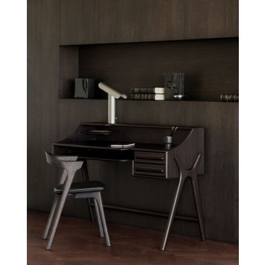 Ethnicraft Flow Desk | Rose Brown Mahogany