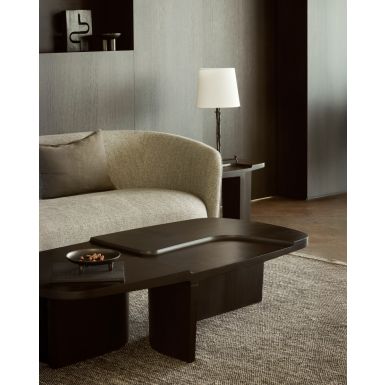 Ethnicraft Brutalist Coffee Table | Rose Brown Mahogany