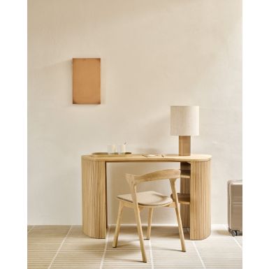Ethnicraft Roller Max Desk | Pebble | Oak