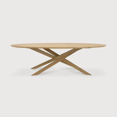 Ethnicraft Mikado Dining Table | Fixed | Oak | Oval