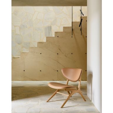 Ethnicraft Eye Lounge Chair | Oak | Sienna Leather Seat