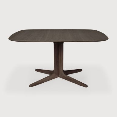 Ethnicraft EOL Corto Dining Table | Fixed | Brown Oak | Square
