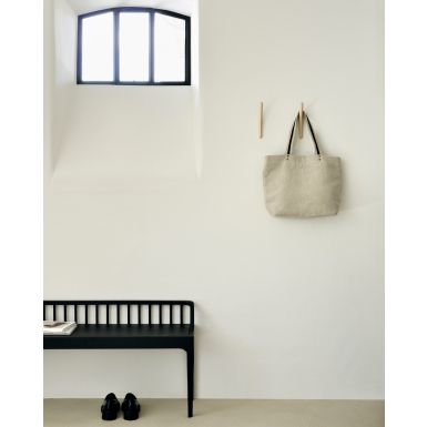 Ethnicraft Spindle Bench | Black Oak