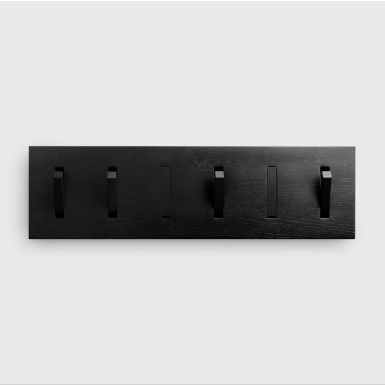 EOL Utilitile Wall Hanger | Black Oak | 6 Hooks