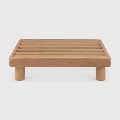 Ethnicraft Outdoor Monocle Footstool Frame | Teak