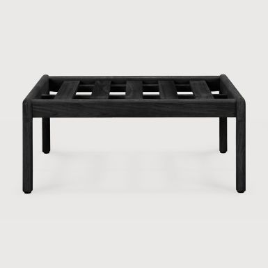 Ethnicraft Outdoor Jack Footstool Frame | Black Teak