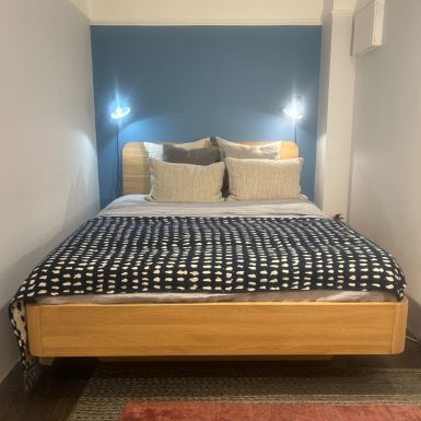 Ex-Display | Imola Bed + Mattress in Solid Oak OO - 269096