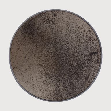 Ethnicraft Aged Wall Mirror | Bronze | Round