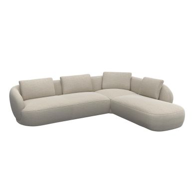 Arc corner sofa 3 seat + 90° corner + open end