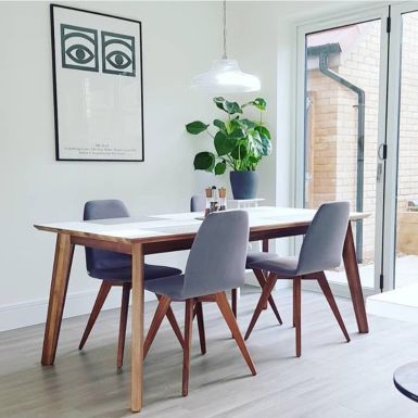 Bianco | Fenix Extendable Dining Table