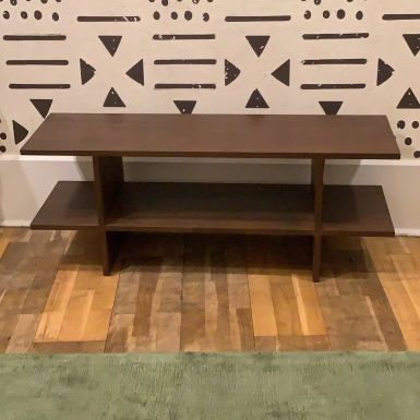 Ex-Display | Kabuki Side Table in Brown Teak - 270095