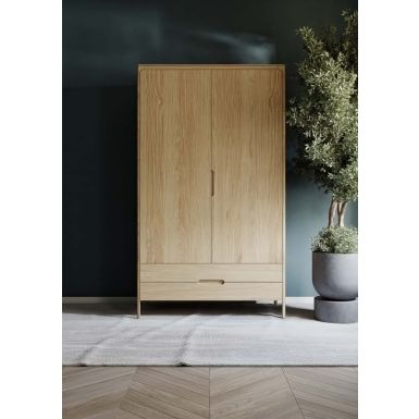 Como Wardrobe - 2 Doors & 2 Drawers - Large